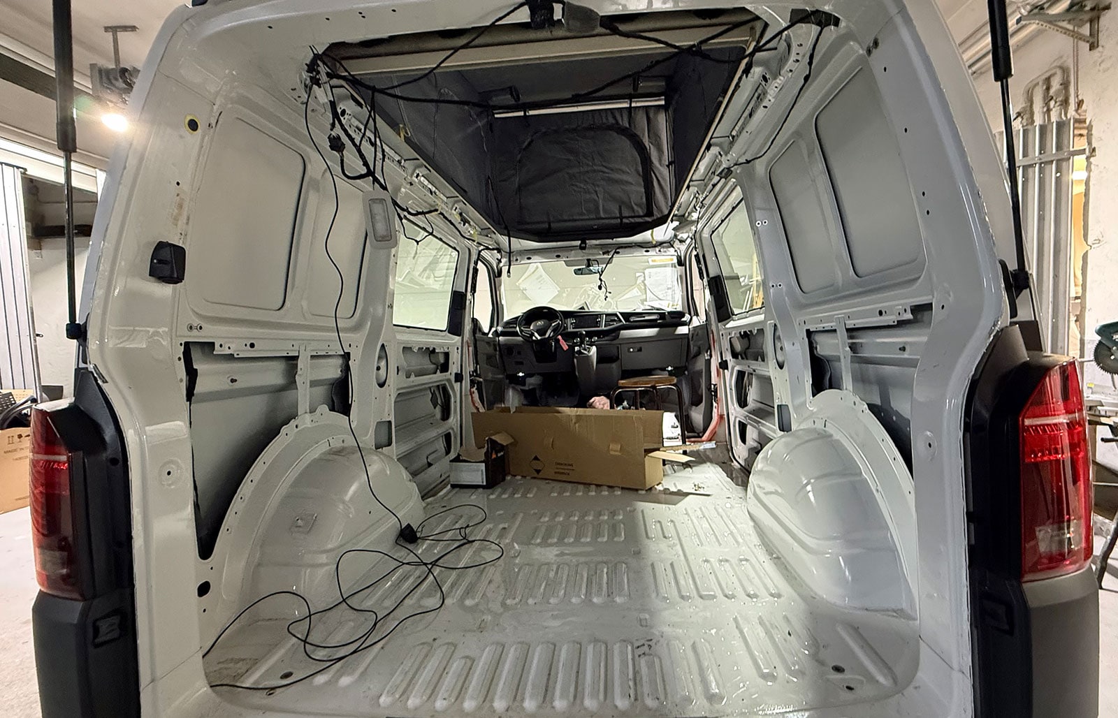 ABF Hanover 2026, gutted van from the inside 