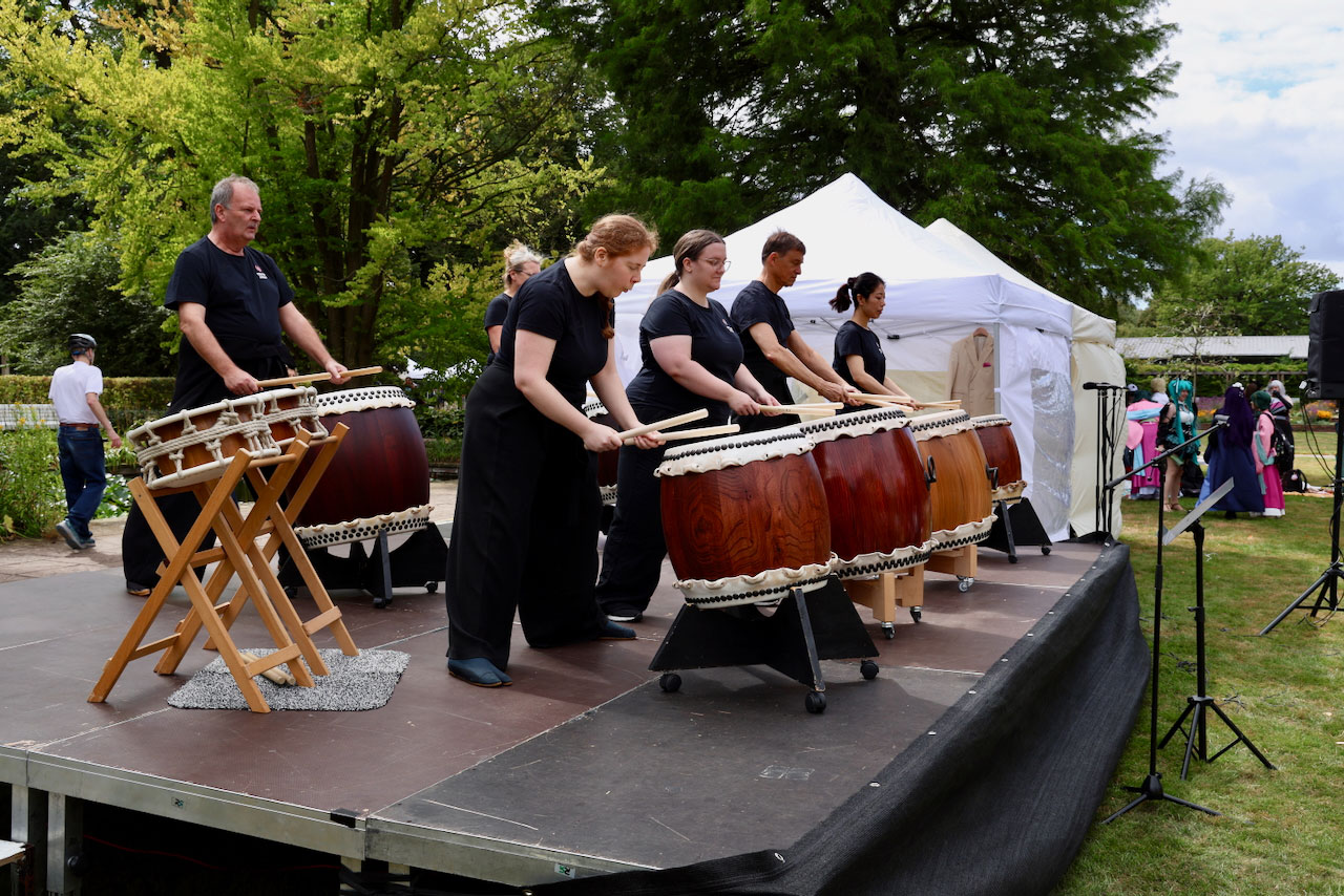 ABF Hannover 2026 - Themenwelt Reisen und Urlaub. Partnerland Asien. Japanische Trommler beim Natsumatsuri-Sommerfest